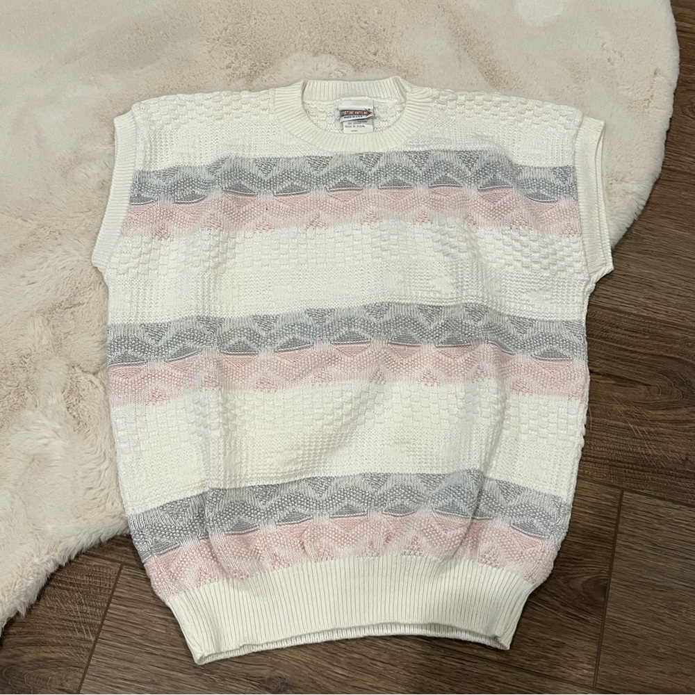 Vintage Sleeveless Sweater Size Medium